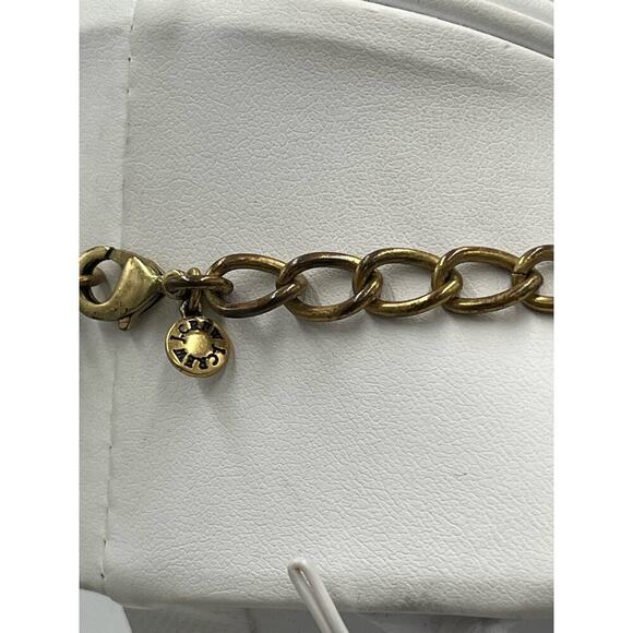 J. Crew Multi Shaped Large Rhinestone Wheels Bling Statement Necklace - Picture 12 of 16